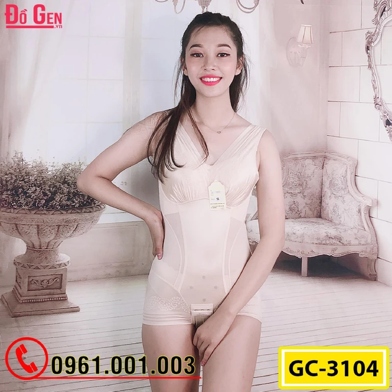 Bộ Đồ Lót Gen Định Hình Giúp Thon Gọn Eo Cho Phụ Nữ Sau Sinh (Cod: GC-3104)