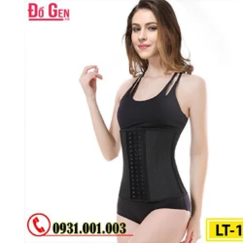 Gen Nịt Bụng Định Hình Cao Su Non Latex 25 Xương Thép 30cm (Cod: LT-101)