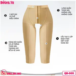 Quần Gen Sau Hút Mỡ Đùi Cao Cấp - Định Hình Bụng Đùi Sau Thẩm Mỹ