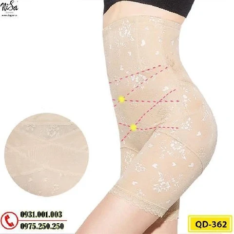 Quần Lót Gen Bụng Định Hình Chống Cuộn Thu Gọn Vòng Eo (Cod: QD-362)
