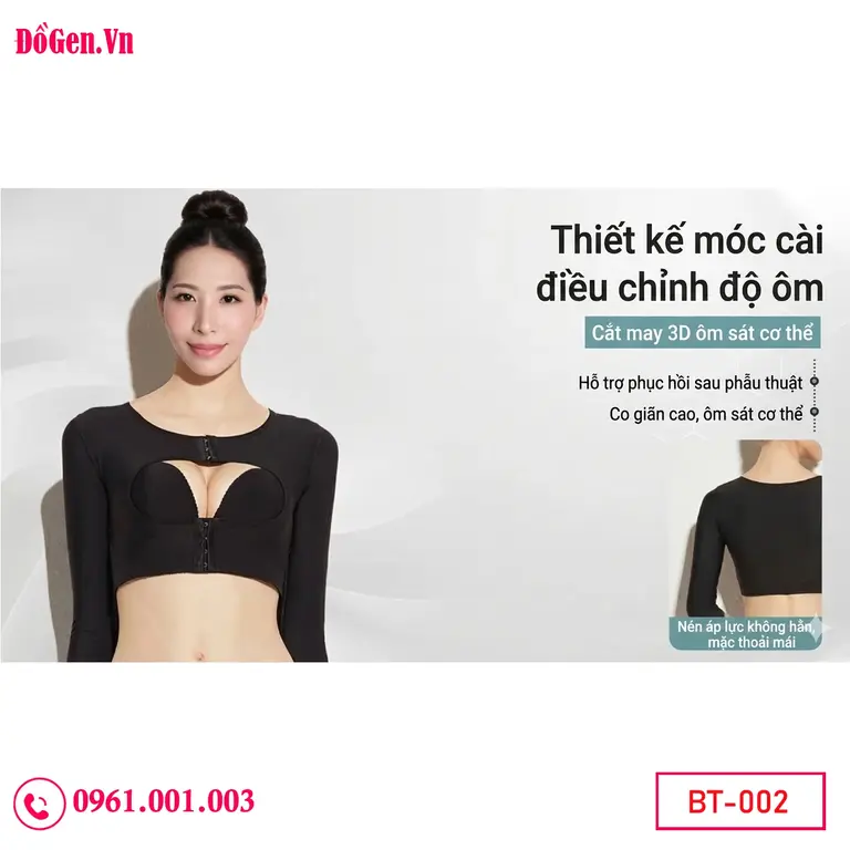 Gen ép dịch nách giúp giảm tích dịch và hỗ trợ phục hồi sau phẫu thuật hút mỡ.