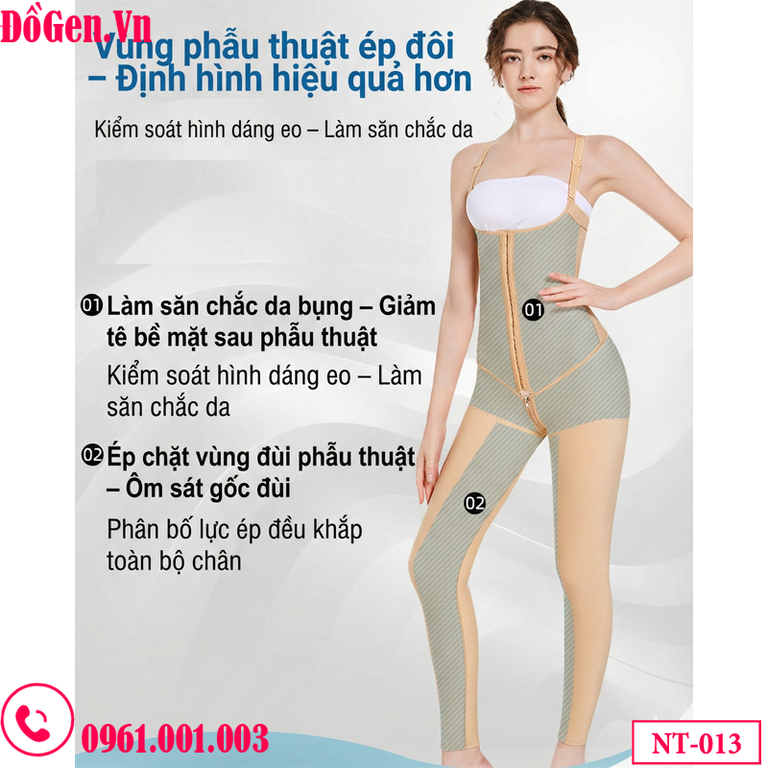 đồ gen định hình toàn thân hậu phẫu