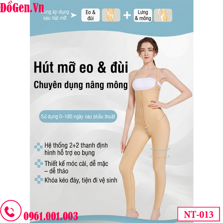 áo gen toàn thân sau phẫu thuật hút mỡ