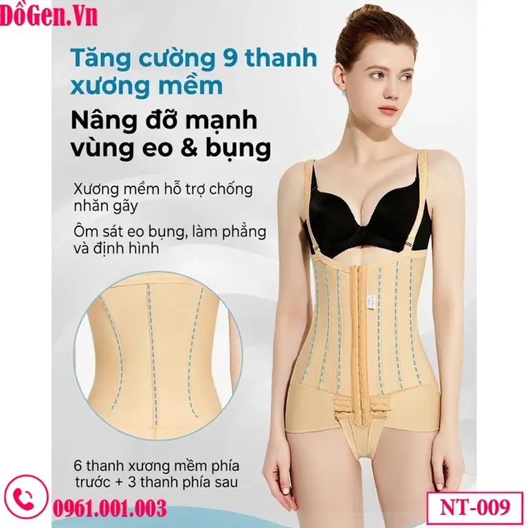 áo gen định hình toàn thân sau hút mỡ