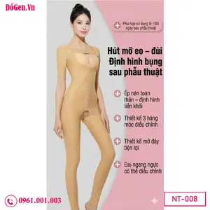 Minh họa lực nén chuẩn y khoa của gen DoGen giúp dàn đều mô mỡ, đẩy nhanh tuần hoàn máu và liền thương.