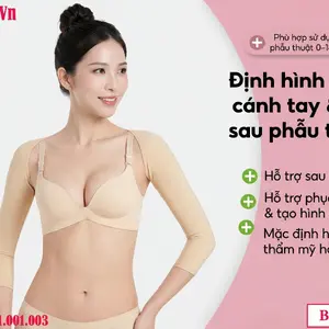 Đai định hình tay chéo lưng nhẹ nhàng kéo bả vai ra sau tạo dáng đi thanh lịch.