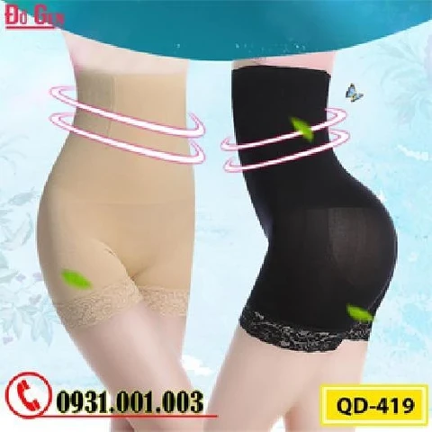 Quần Lót Gen Định Hình Chống Cuộn Giảm Kích Thước Vòng Eo (Cod: QD-419)