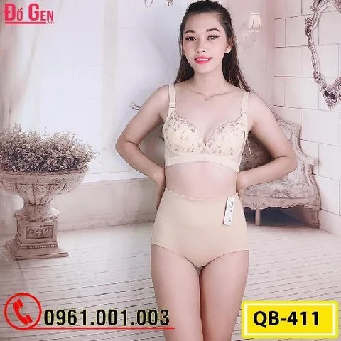 Gen Nịt Bụng - Quần Lót Gen Định Hình Cao Cấp Chống Cuộn Thu Gọn Vòng Eo (Cod: QB-411)