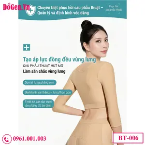 Áo Gen Bắp Tay Nách Sau Hút Mỡ | Lipo Arm Compression Garment