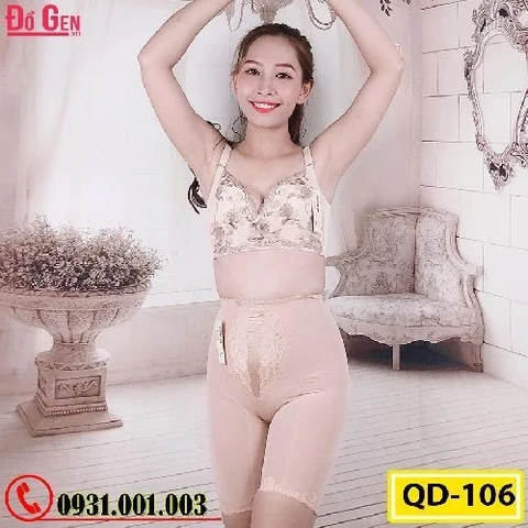 Quần Gen Lót Định Hình Chống Cuộn Thon Eo Thon Đùi Nâng Mông (Cod: QD-106)