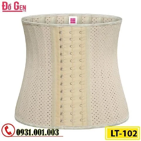 Gen Nịt Bụng Cao Su Non Latex 25 Xương Thép 25cm - Định Hình Mỡ Bụng Sau Phẫu Thuật (Cod: LT-102)