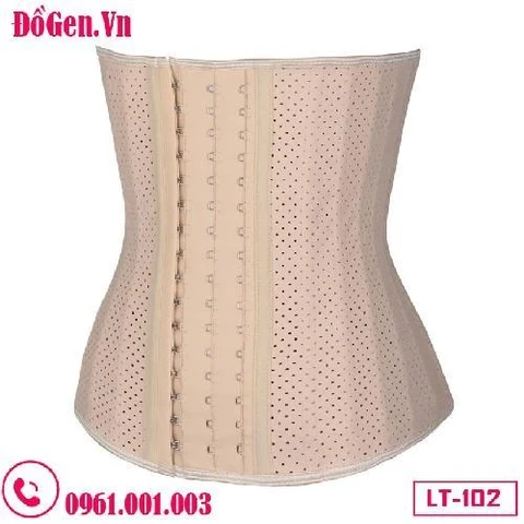 Đai Nịt Bụng Cao Su Latex Chính Hãng Dạng Lưới LT-102 25cm 25 Xương