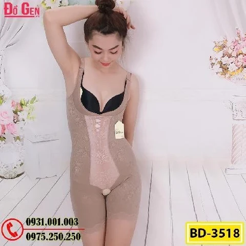 Bộ Đồ Lót Gen Định Hình - Gen Nịt Bụng Thu Gọn Vòng Eo (Cod: BD-3518)