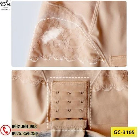 Bộ Đồ Lót Gen Định Hình Liền Thân Cao Cấp Thu Gọn Vòng Eo (Cod: GC-3165)