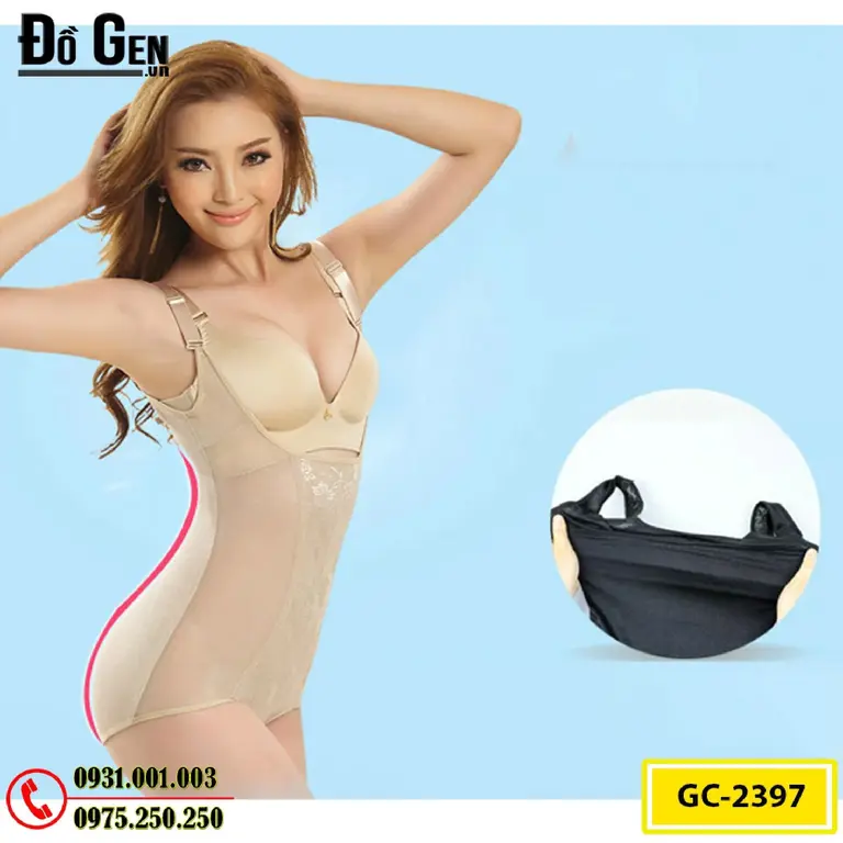 Đồ Lót Định Hình - Quần Áo Gen Định Hình Cao Cấp Liền Thân (Cod: GC-2397)