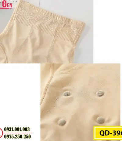 Quần Lót Gen Định Hình Chống Cuộn Hỗ Trợ Giảm Cân (Cod: QD-396)