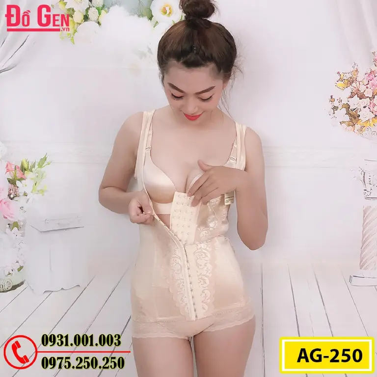 Áo Lót Gen Định Hình - Gen Nịt Bụng Hình Thu Nhỏ Vòng Eo (Cod: AG-250)