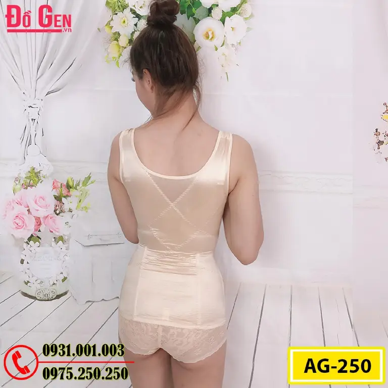 Áo Lót Gen Định Hình - Gen Nịt Bụng Hình Thu Nhỏ Vòng Eo (Cod: AG-250)