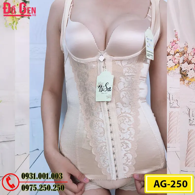 Áo Lót Gen Định Hình - Gen Nịt Bụng Hình Thu Nhỏ Vòng Eo (Cod: AG-250)