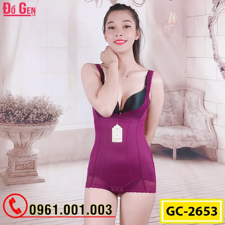 Bộ Đồ Lót Gen Định Hình - Gen Nịt Bụng Thu Gọn Vòng Eo (Cod: GC-2653)
