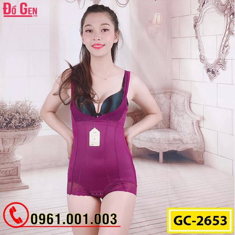 Bộ Đồ Lót Gen Định Hình - Gen Nịt Bụng Thu Gọn Vòng Eo (Cod: GC-2653)