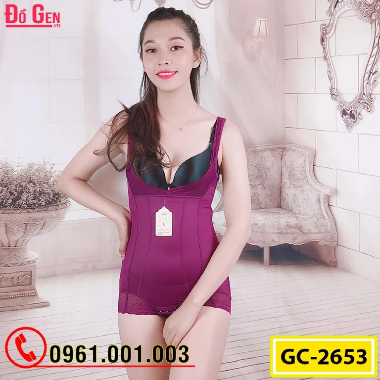 Bộ Đồ Lót Gen Định Hình - Gen Nịt Bụng Thu Gọn Vòng Eo (Cod: GC-2653)