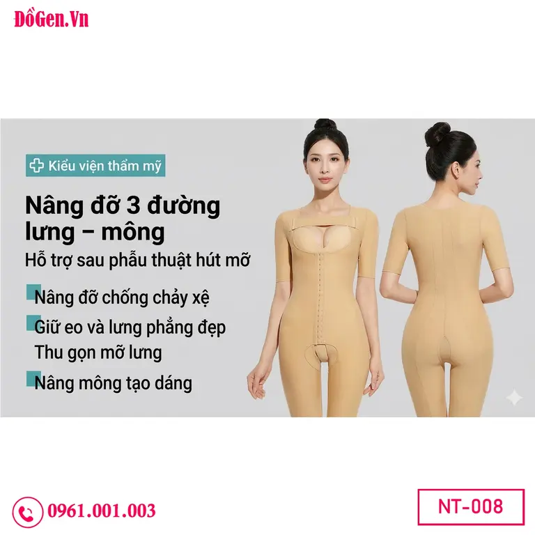 Gen Nịt Bụng Toàn Thân Sau Hút Mỡ NT-008: Giải Pháp Định Hình Body Chuẩn Y Khoa