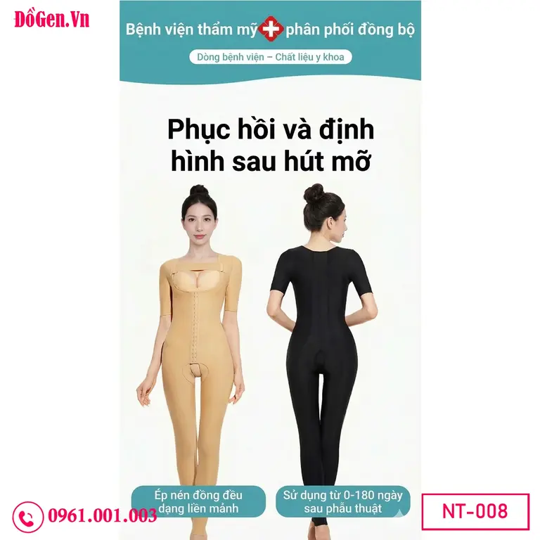 Áo gen thẩm mỹ compression garment sau cosmetic liposuction surgery.