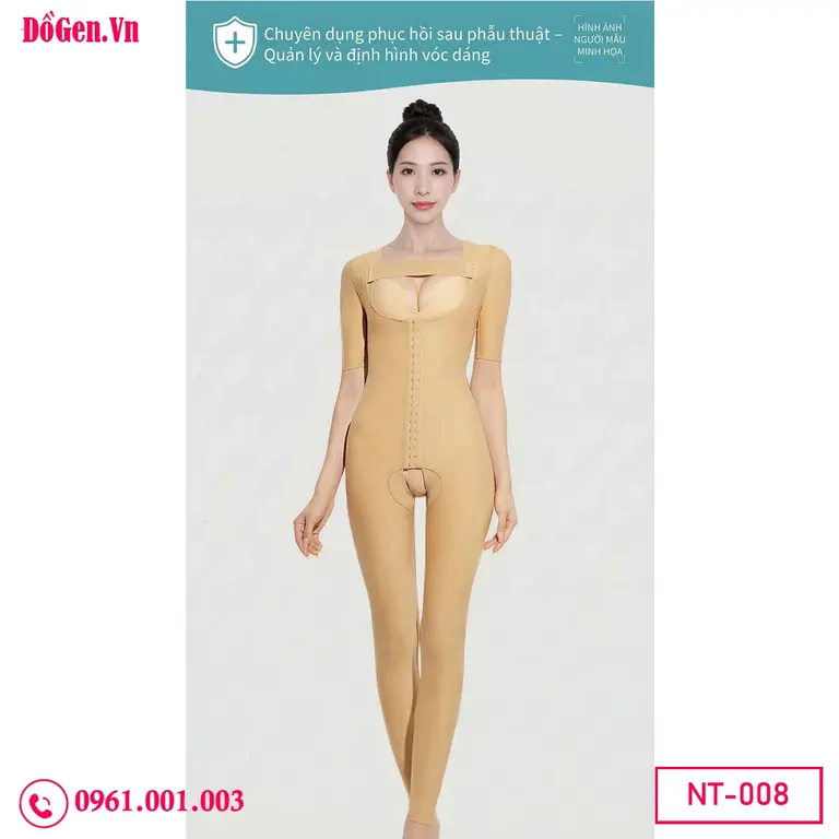 Áo gen định hình body compression garment sau liposuction surgery.