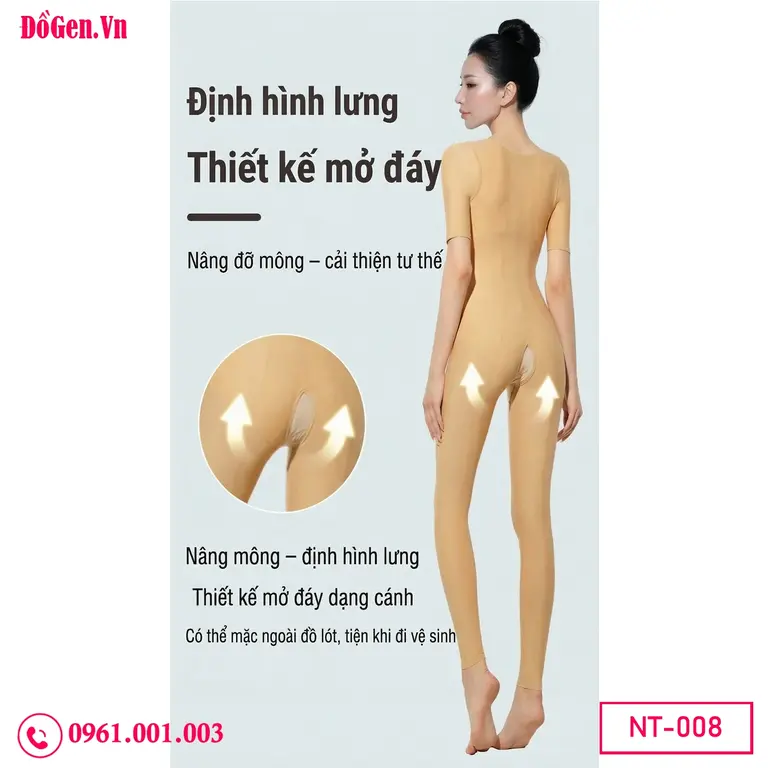 Áo gen nén sau hút mỡ compression garment body contour support.