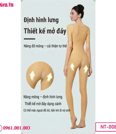 Áo gen sau hút mỡ liposuction compression garment cho body shaping
