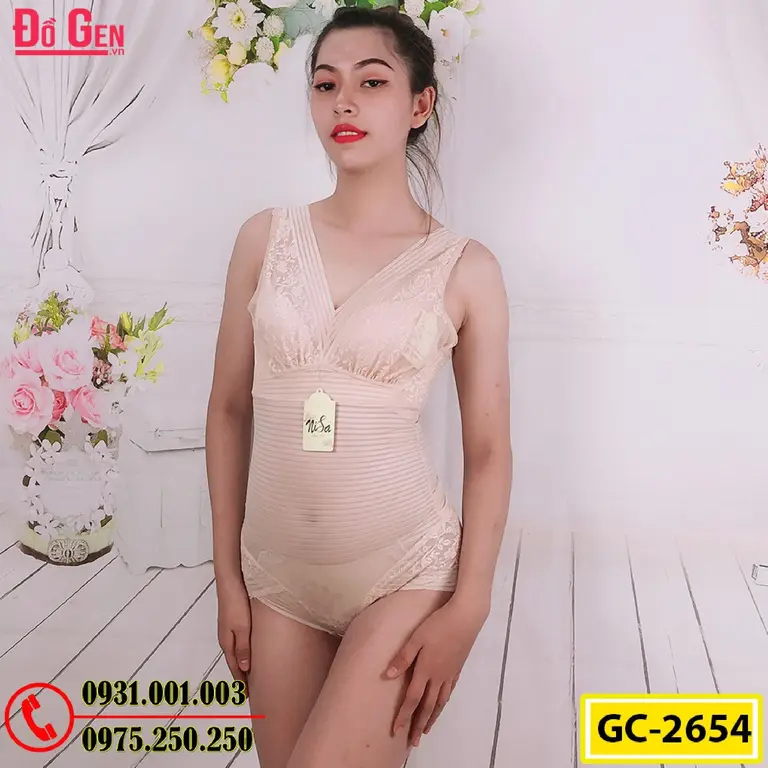 Bộ Đồ Lót Gen Định Hình - Gen Nịt Bụng Thu Gọn Vòng Eo (Cod: GC-2654)