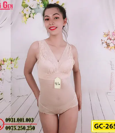 Bộ Đồ Lót Gen Định Hình - Gen Nịt Bụng Thu Gọn Vòng Eo (Cod: GC-2654)