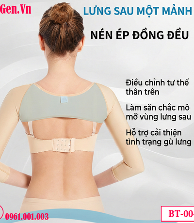 Gen bắp tay y tế ép mỡ thừa ngăn ngừa tuyệt đối tình trạng tích tụ dịch lỏng sau phẫu thuật.