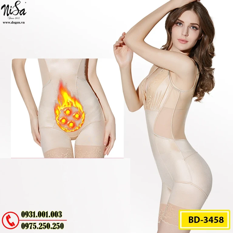 Đồ Lót Định Hình - Quần Áo Gen Liền Thân Định Hình Vòng Eo (Cod: BD-3458)