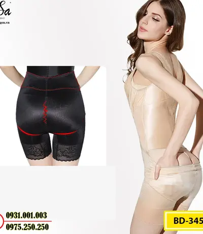 Đồ Lót Định Hình - Quần Áo Gen Liền Thân Định Hình Vòng Eo (Cod: BD-3458)