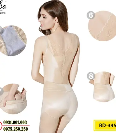 Đồ Lót Định Hình - Quần Áo Gen Liền Thân Định Hình Vòng Eo (Cod: BD-3458)