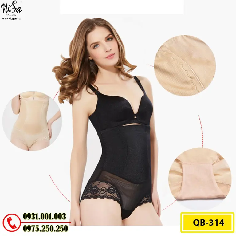 Quần Lót Định Hình - Quần Gen Định Hình Thu Gọn Vòng Eo (Cod: QB-314)