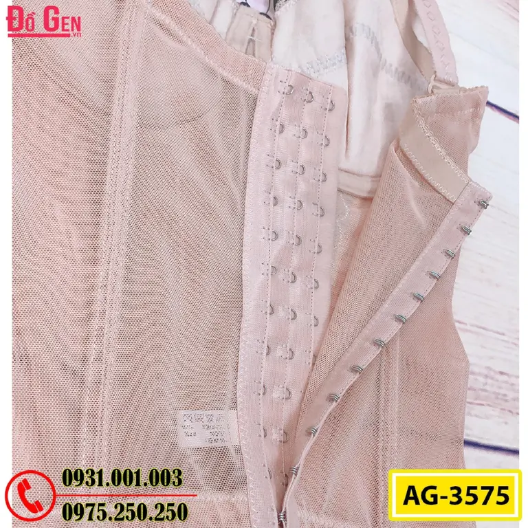 Áo Gen Định Hình - Áo Lót Nịt Bụng Định Hình Thu Gọn Vòng Eo (Cod: AG-3575)