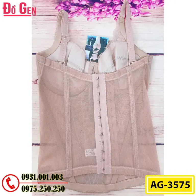Áo Gen Định Hình - Áo Lót Nịt Bụng Định Hình Thu Gọn Vòng Eo (Cod: AG-3575)