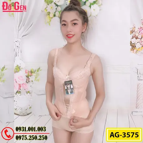 Áo Gen Định Hình - Áo Lót Nịt Bụng Định Hình Thu Gọn Vòng Eo (Cod: AG-3575)