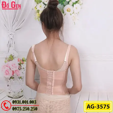 Áo Gen Định Hình - Áo Lót Nịt Bụng Định Hình Thu Gọn Vòng Eo (Cod: AG-3575)