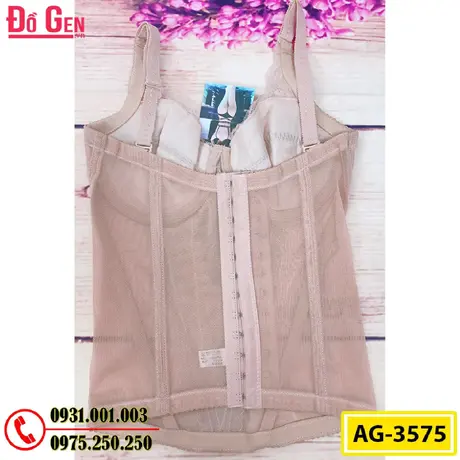 Áo Gen Định Hình - Áo Lót Nịt Bụng Định Hình Thu Gọn Vòng Eo (Cod: AG-3575)