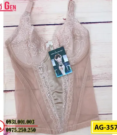 Áo Gen Định Hình - Áo Lót Nịt Bụng Định Hình Thu Gọn Vòng Eo (Cod: AG-3575)