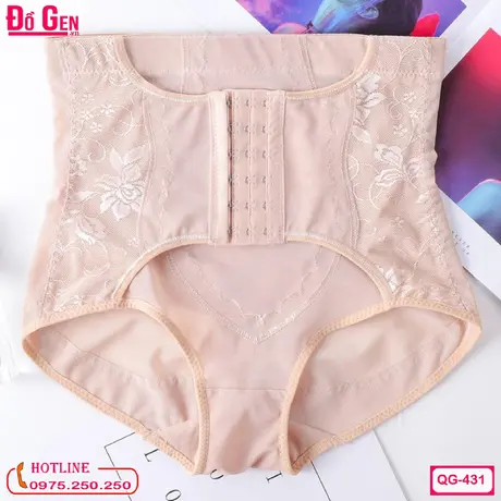 Quần Gen Nịt Bụng Dưới Cao Cấp Dạng Gài Cao Cấp QG-431