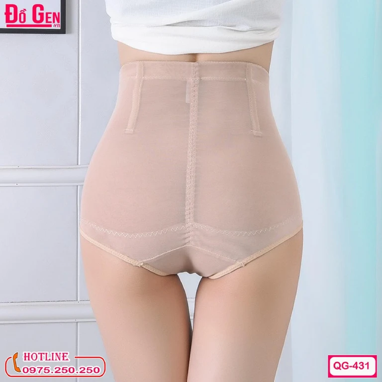 Quần Gen Nịt Bụng Dưới Dạng Gài Cao Cấp QB-431