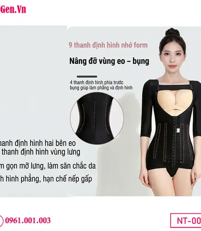 Hỗ trợ ép bụng và giữ form cơ thể