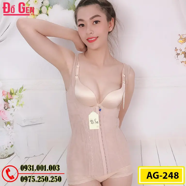 Áo Lót Gen Định Hình Cao Cấp Nhỏ Eo Thon Bụng (Cod: AG-248)