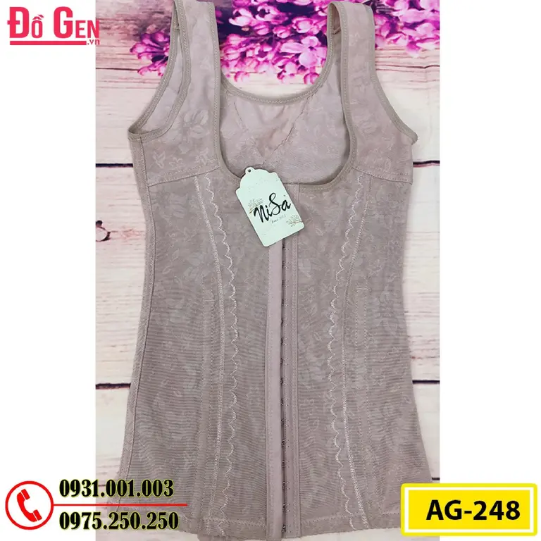 Áo Lót Gen Định Hình Cao Cấp Nhỏ Eo Thon Bụng (Cod: AG-248)