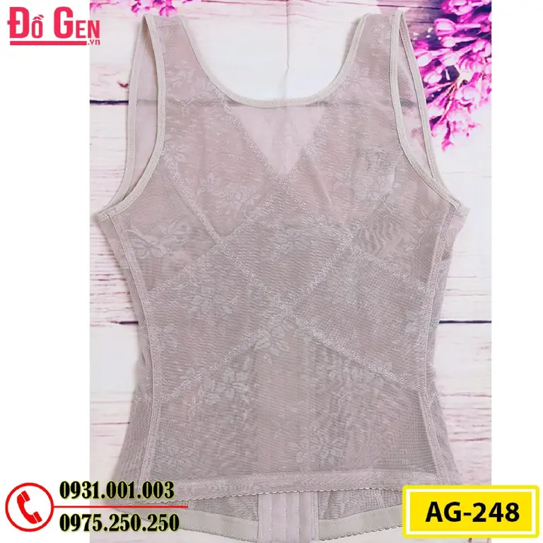 Áo Lót Gen Định Hình Cao Cấp Nhỏ Eo Thon Bụng (Cod: AG-248)
